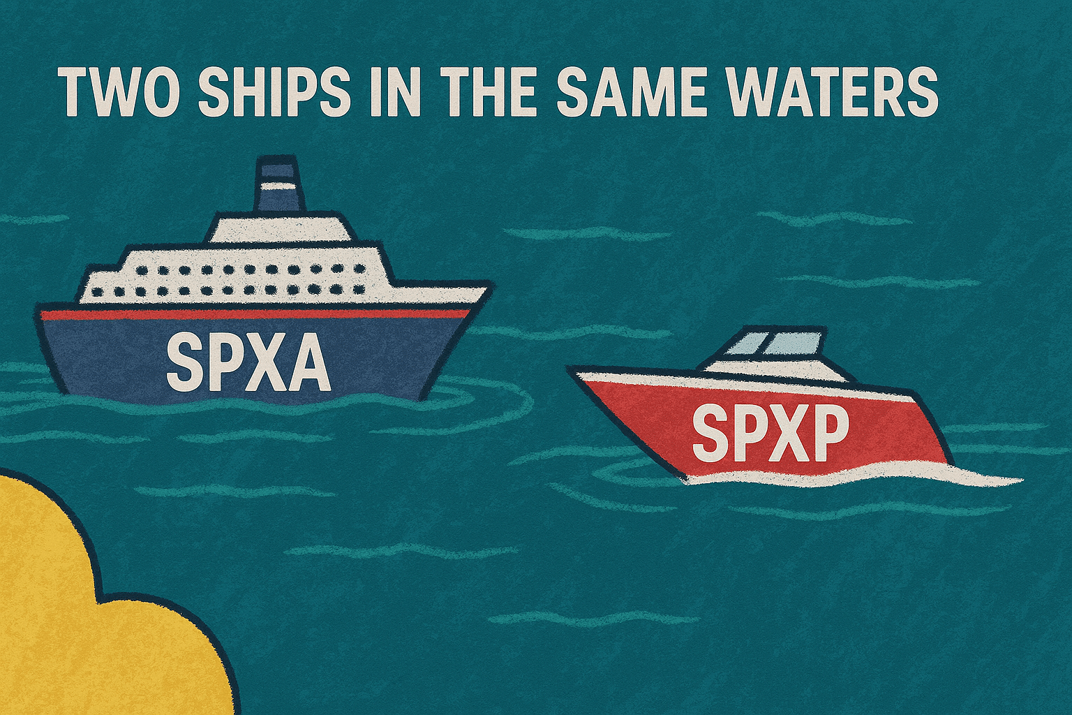 SPXA vs SPXP — two ships in the same waters that are very different but both useful for SPX options analysis.