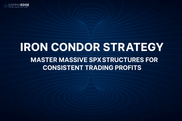 iron condor feature image with gravitational fields showing the importance of large SPX orders.